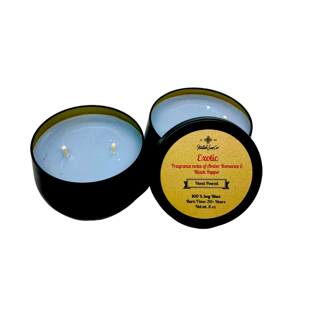 Exotic ( Amber + Black Pepper Candle)
