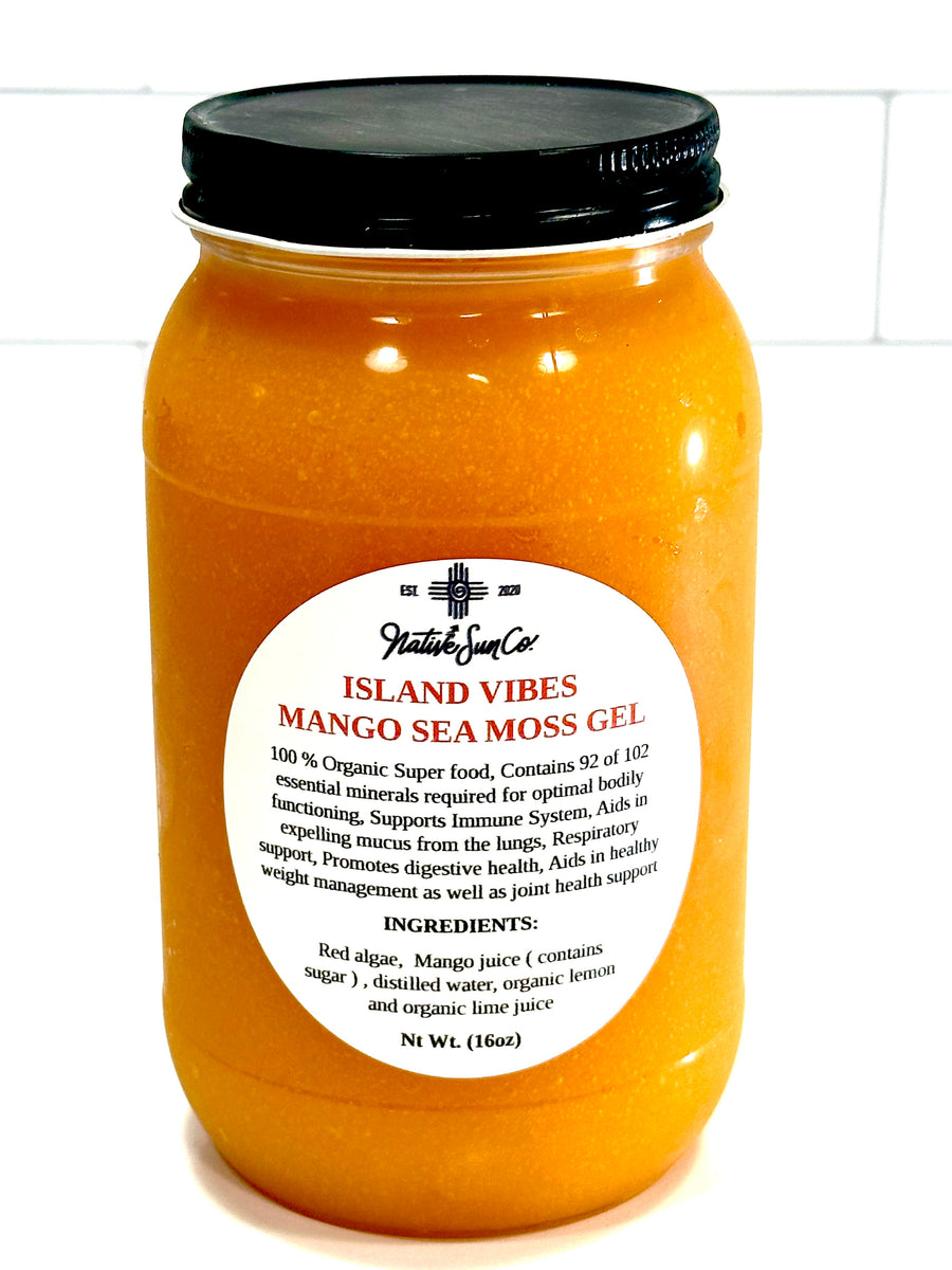 Alphonso Mango Sea Moss Gel | Organic Sea Moss Gel