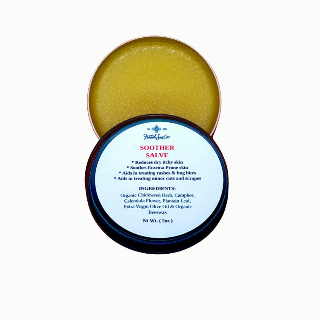 SOOTHER HEALING HERBAL SALVE - Native Sun Companies -Lotion & Moisturizer