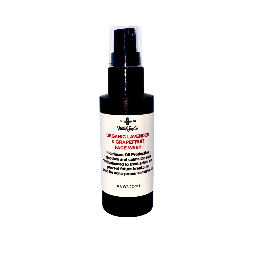 GRAPEFRUIT + LAVENDER FACE CLEANSER - Native Sun Companies -Skin Care