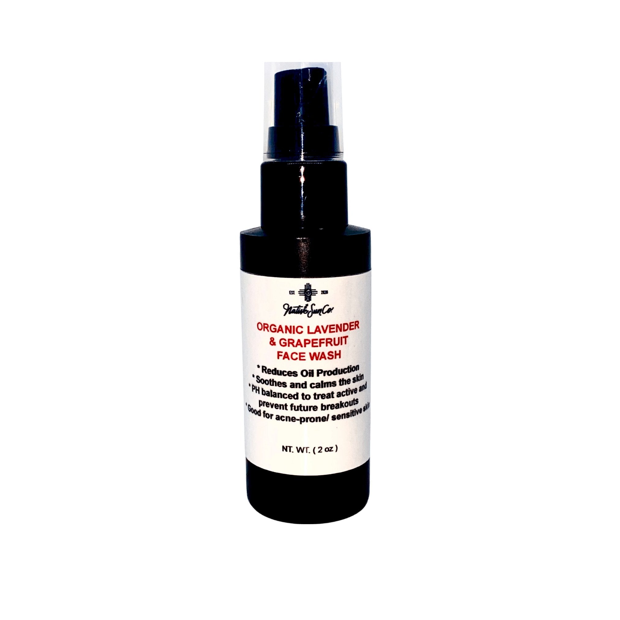 GRAPEFRUIT + LAVENDER FACE CLEANSER - Native Sun Companies -Skin Care