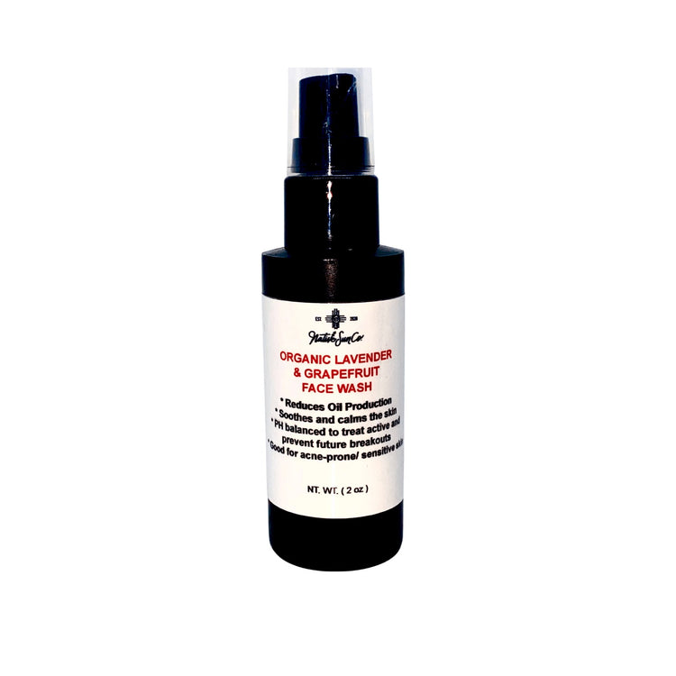 GRAPEFRUIT + LAVENDER FACE CLEANSER - Native Sun Companies -Skin Care