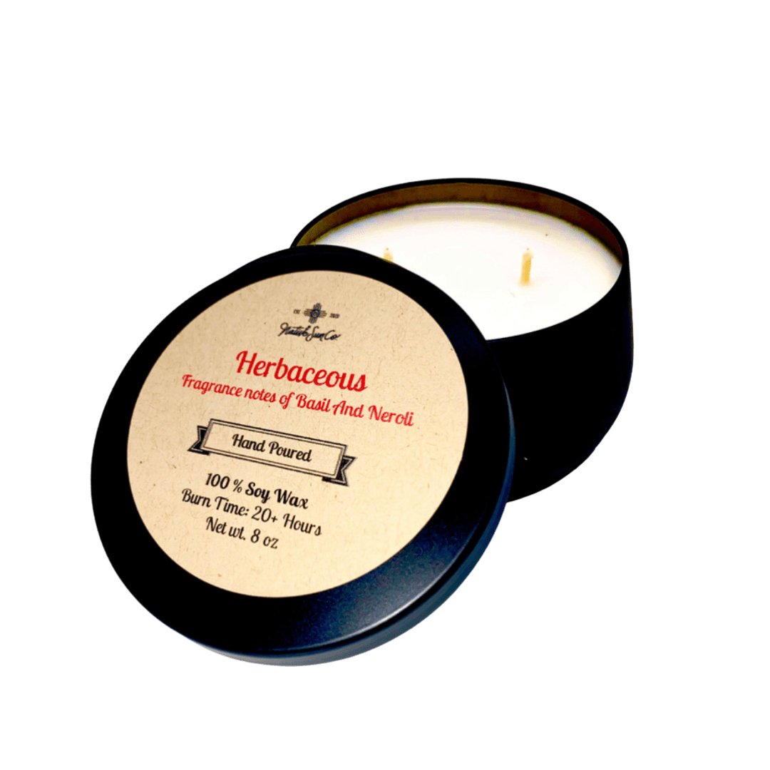 HERBACEOUS ( BASIL + NEROLI ) CANDLE - Native Sun Companies -Candles