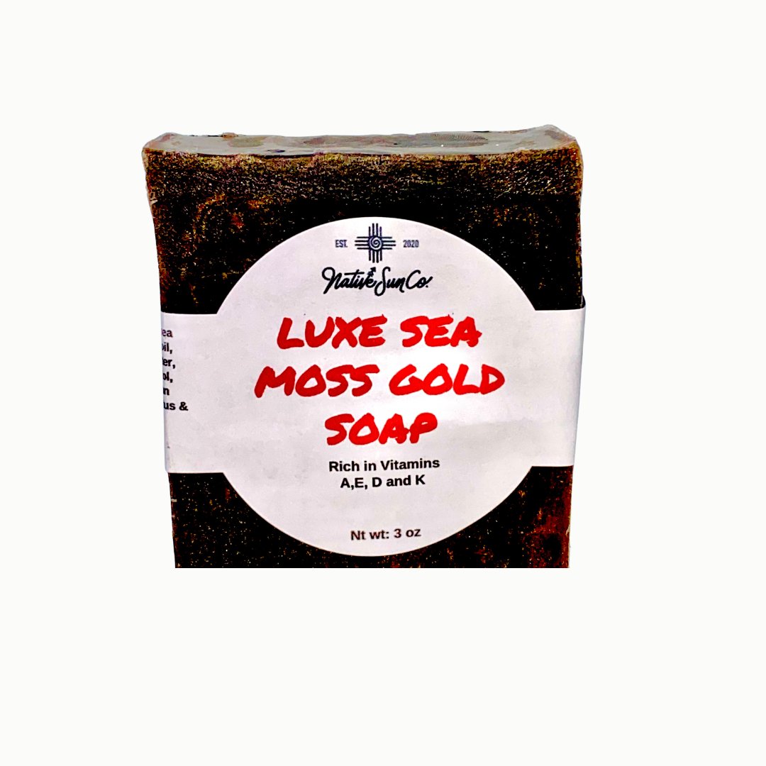 LUXE SEAMOSS GOLD SOAP - Native Sun Companies -Bar Soap