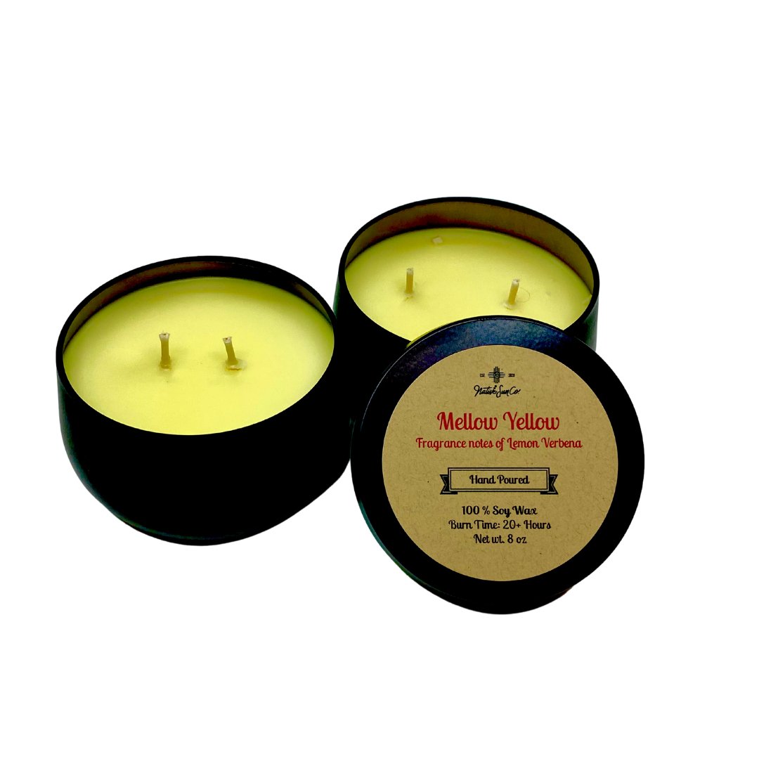 MELLOW YELLOW (LEMON+VERBENA CANDLE) - Native Sun Companies -Candles