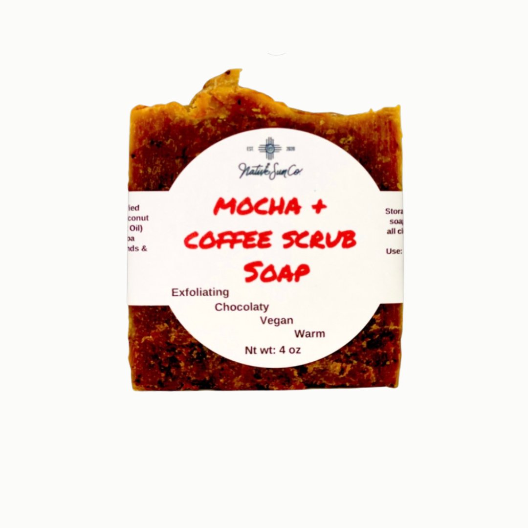 MOCHA+COFFEE SCRUB SOAP - Native Sun Companies -Bar Soap